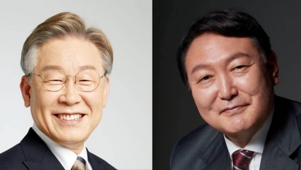 더불어민주당 이재명 대선후보(출처 페이스북)·국민의힘 윤석열 대선후보(출처 홈페이지)