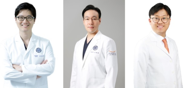 (왼쪽부터)이선규 원장(연세위드치과)과 정현준 원장(연세힐치과), 주현철 원장(서울에스치과).