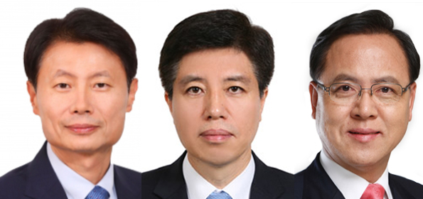 (왼쪽부터) 김강립 전 처장, 이영찬 전 차관, 이명수 의원