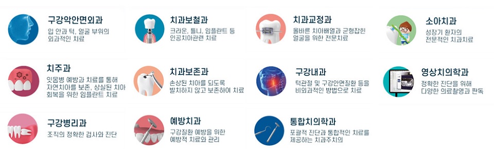 치과의사 전문의 종류