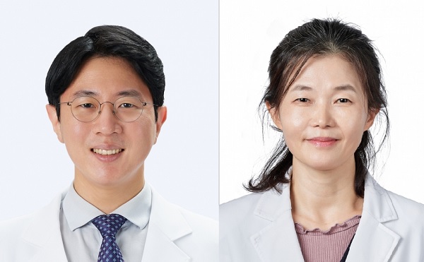 중앙대병원 신경외과 이신헌 교수, 박용숙 교수.