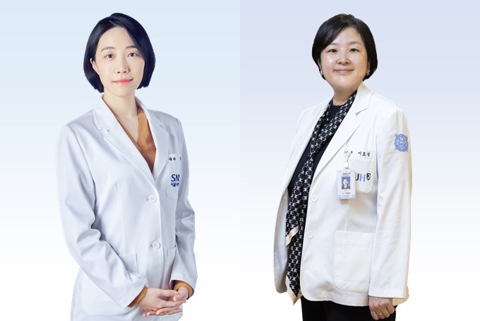 분당서울대병원 내분비대사내과 공성혜 교수(좌)와 치과 이효정 교수(우)